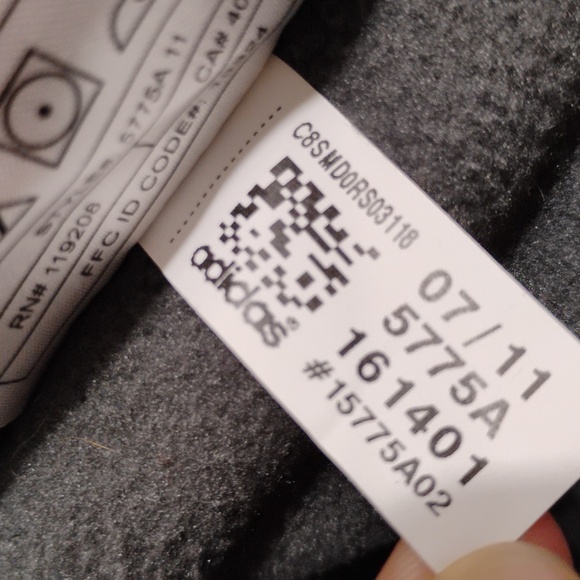 RARE! NWOT ADIDAS Notre Dame Climaproof Winter Vintage Coat Velcro/Zip Sz.L - Picture 15 of 15